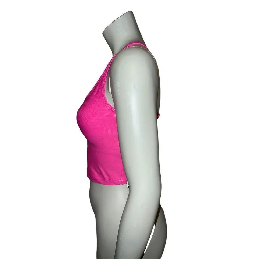 Calvin Klein Performance Printed Strappy-Back Tank Top Women's Extra Small NWT